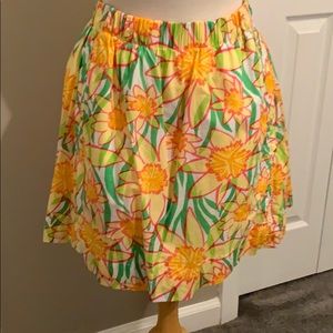 Lilly Pulitzer Cissy skirt Classic White Daffies